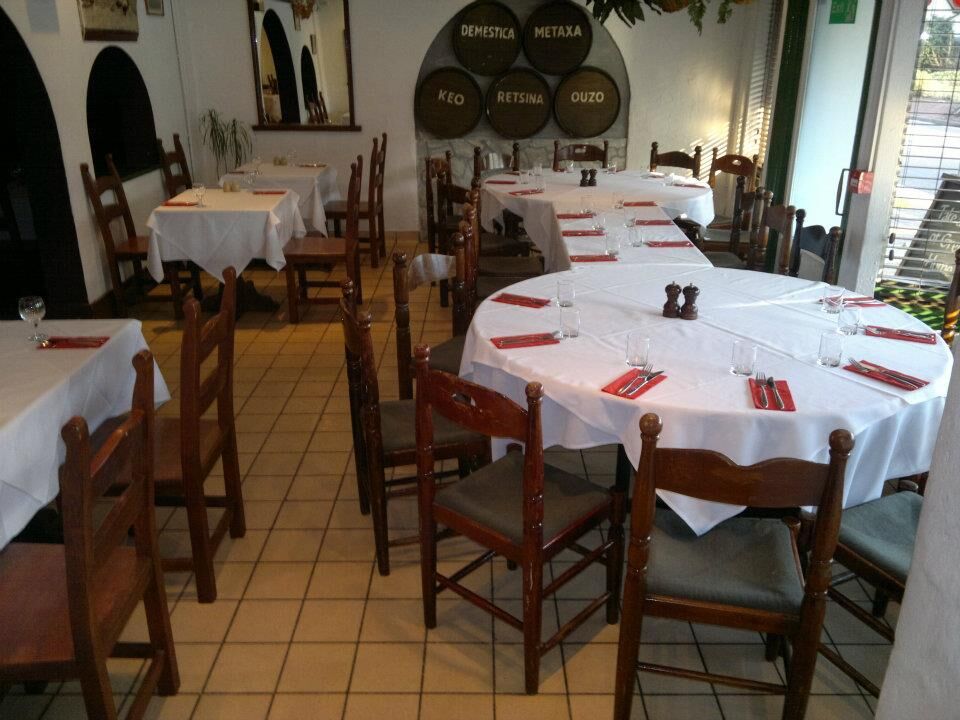 The Greek Vine Restaurant interior