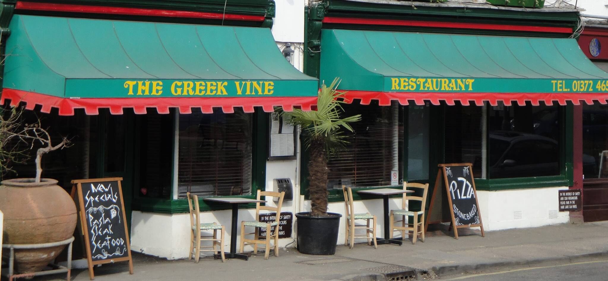 The Greek Vine Restaurant exterior